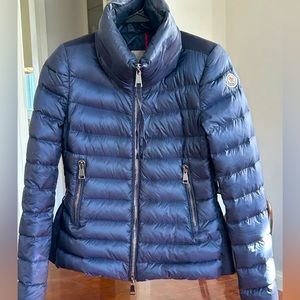 Moncler Navy Puffer Coat
